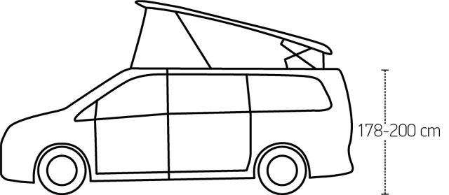 Isabella Air X-Tension Tunnel til Family Van