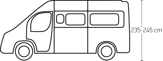 Isabella Air X-Tension Tunnel til Van