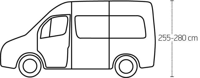 Isabella Air X-Tension Tunnel til Van High